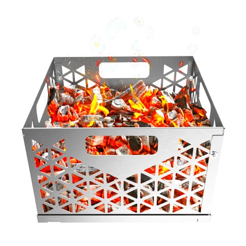 Foedo Charcoal Firebox Basket for Oklahoma Joe Offset Smoker, Grill Accessories for Long and Efficient Smoking, 12