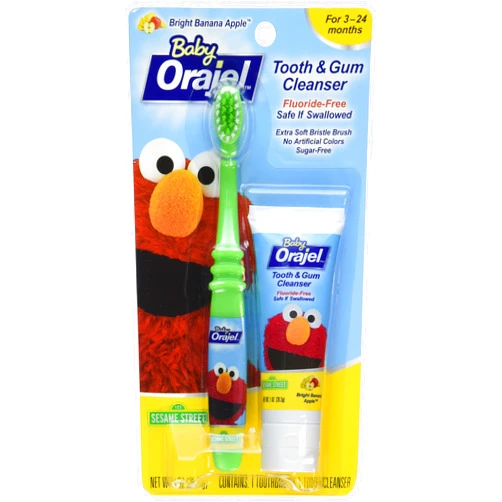 Orajel Baby Tooth/Gum Cleanser set (Pack of 2)