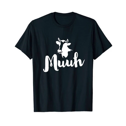 Landwirt Kühe Statement Bauernhof Urlaub Cow Cow Kuhl Cool Muh | Sayings Cow Farmer Natural T-Shirt