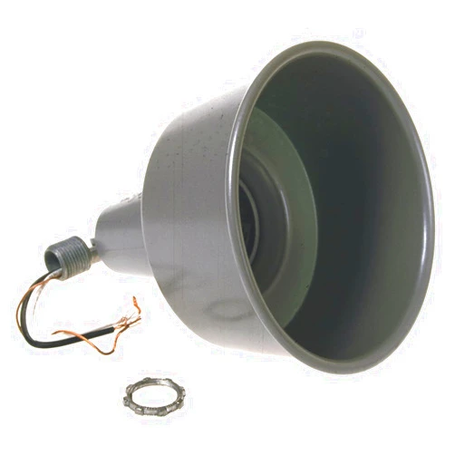 BELL 5613-0 Raco 5613 Architectural Lamp Holder, 75 W, Par38, Gray, Die Cast Zinc