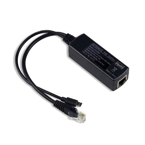 UCTRONICS PoE Splitter Gigabit 5V - Micro USB Power and Ethernet to Raspberry Pi 3B+, Work with Echo Dot, Most Micro USB Security Camera and Tablet - IEEE 802.3af Compliant