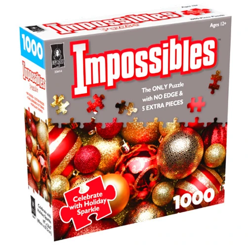 BePuzzled, Impossibles Puzzles: Impossibles Holiday Sparkle Challenging Puzzles with a Twist for Advanced Puzzlers Ages 15 and Up