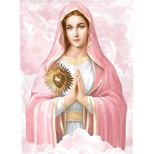 Yhyjyzzjy Paint by Numbers for Adults God Jesus Virgin Mary Christianity Adults Paint Kits Canvas Gifts Arts Crafts for Home Decor