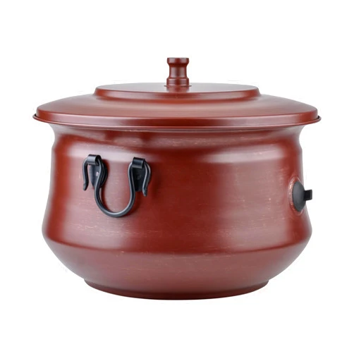 LifeSmart Decorative Garden Hose Holder Pot Storage with Lid 19x15.25