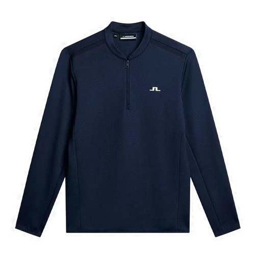 J. Lindeberg 2024 J.Lindeberg Tech Bridge Mid Layer Golf Pullover JL Navy Medium