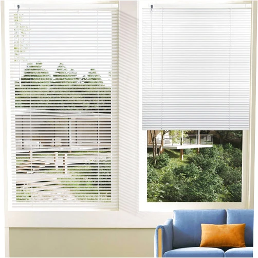 Getopblinds Cordless Venetian Horizontal Blinds No Drill No Tools Blinds for Window Treatment Custom 1