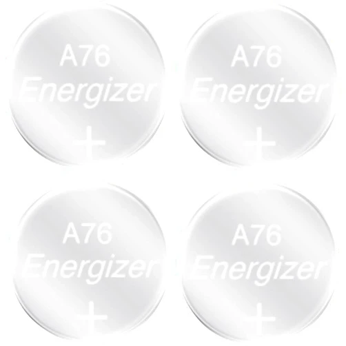 Energizer LR44/A76 Alkaline Batteries, 1.5V, Pack of 4