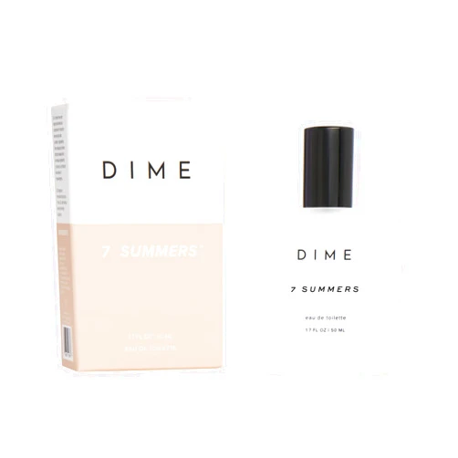 DIME Beauty Perfume 7 Summers, Sweet Floral Scent, Hypoallergenic, Clean Perfume, Eau de Toilette For Women, 1.7 oz / 50 ml