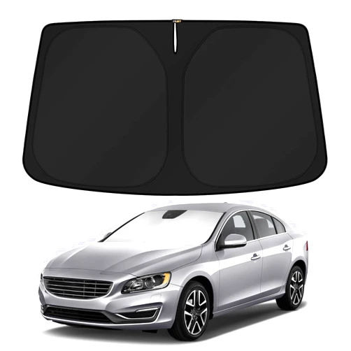 KUST Custom Fit Windshield Sun Shade for 2011-2018 Volvo S60 Accessories Sunshade Sun Visor Protector Foldable Blocks UV Rays Keep Your Car Cooler
