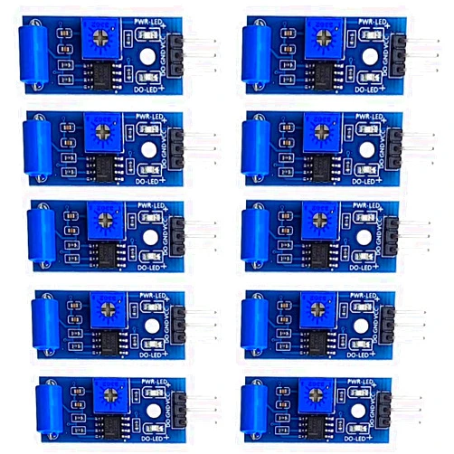 Haldzemo SW-420 Normally Close Vibration Sensor Vibration Switch Alarm Module Compatible Arduino (10 Pack)