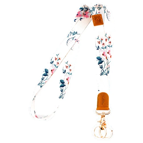 POCKT Cool Neck Lanyard for Keys, Wallets and ID Badge Holders, Key Chain Holder for Men and Women | Bloom