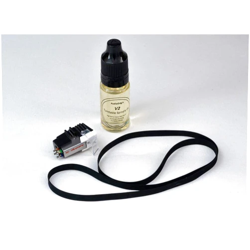 AudioOrigin Cartridge, Stylus, Drive Belt, Lubricant, Oil, Refurb Bundle for SANSUI FR-3060, SR-2020, SR-4040, SR-4050, FR-3080, FR-4060, SR-3030, Turntable, Vinyl player, -23