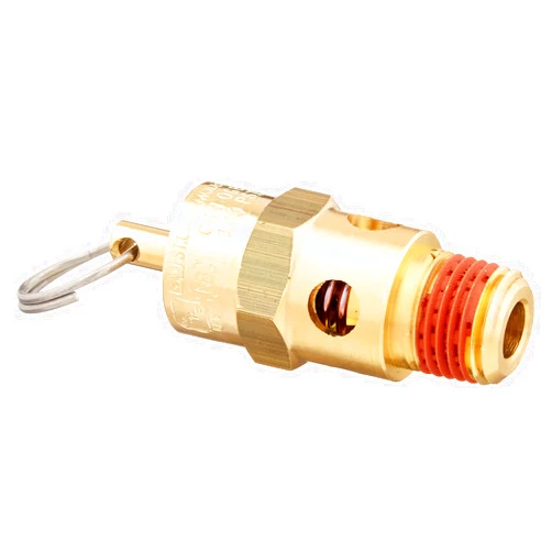 Control Devices ST25-1A100 St251A100 St Series Brass Soft Seat Asme Safety Valve, 100 Psi Set Pressure, 1/4 Male Npt