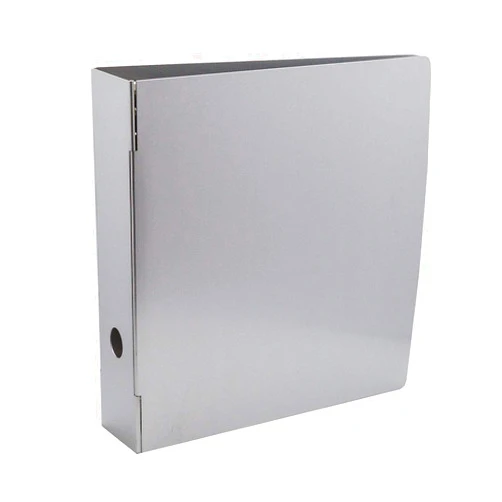 Bindertek 3-Ring 3-Inch Heavy Duty Metal Binder, Silver (MTBIND-EF)