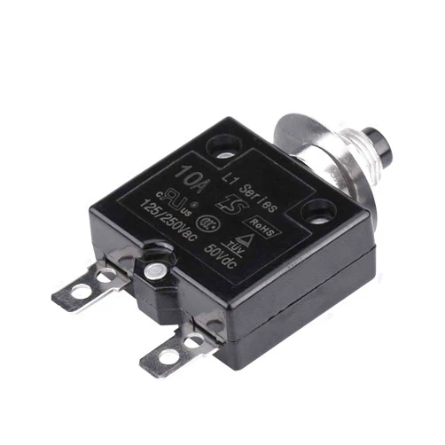 Aramox Reset Switch, 5 A / 8 A / 10 A / 15 A / 18 A / 20 A / 30 A Thermal Switch Reset, Current Overload Device Circuit Breaker Manual Reset Circuit Breaker Overcurrent
