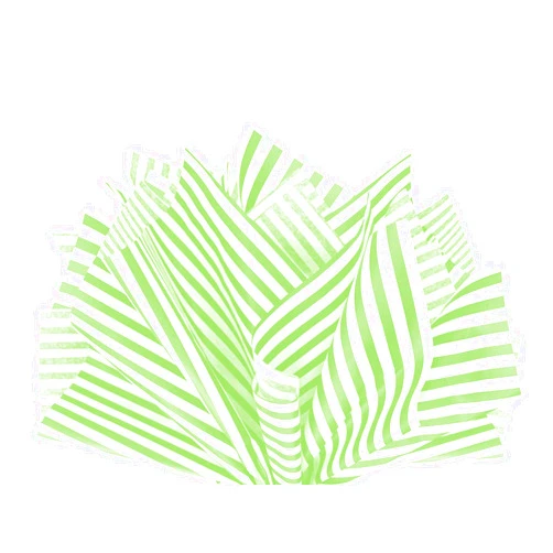 Flexicore Packaging Lime Green Pin Stripe Print Gift Wrap Tissue Paper Size: 15 Inch X 20 Inch | Count: 50 Sheets | Color: Lime Green Pin Stripe