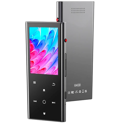AOOGD 64GB MP3 Player, MP3 Player with Bluetooth 5.2, 2.4