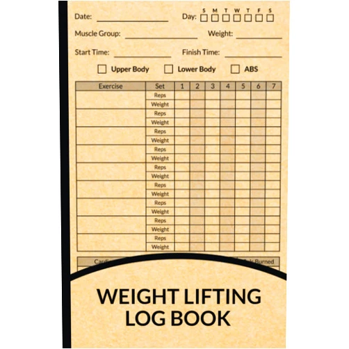 By Carlos Henry Johnson (Author) Weight Lifting Log Book: Workout and Fitness Record Tracker for Men and Women