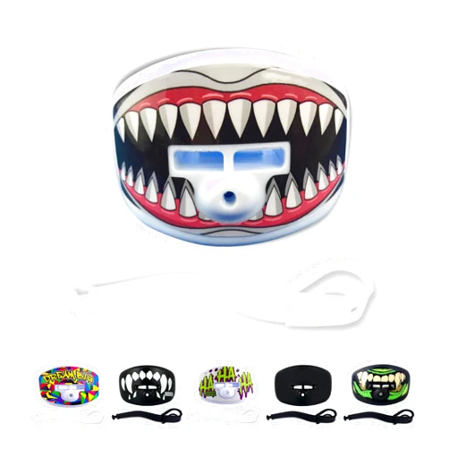 DAMAGE CONTROL Pacifier Mouthpiece, Mouth Piece for Sports, Football Mouthpiece with Helmet Strap, Protects Interior and Exterior of Mouth, Allows Airflow, No Boiling (Jawsome 2.0)