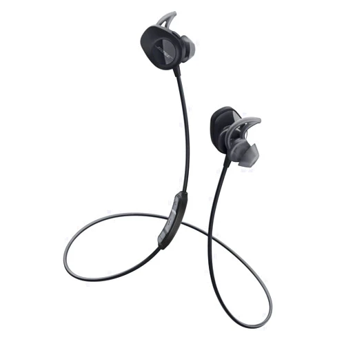 Bose SoundSport, Wireless Earbuds, (Sweatproof Bluetooth Headphones for Running and Sports), Black (Renewed)