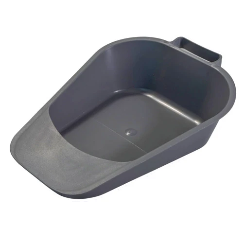 Vakly Fracture Bedpan - Portable Easy Clean Plastic Bed Pan - Female Urinal with Built-in Handle for Easier Placement and Removal and Spill-Free Guard for Bed-Bound/Bedridden Patient for Women and Men (1)