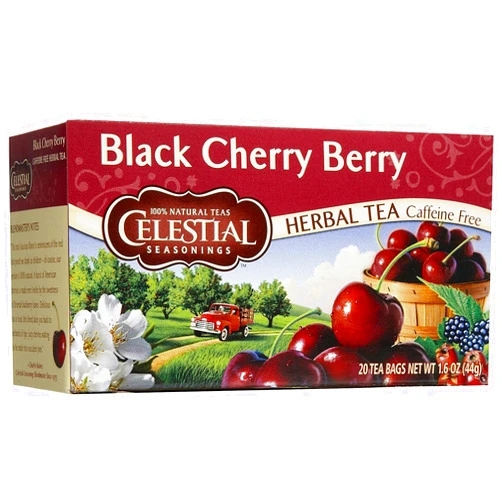 Celestial Seasonings Black Cherry Berry Tea Bags - 20 ct - 6 pk