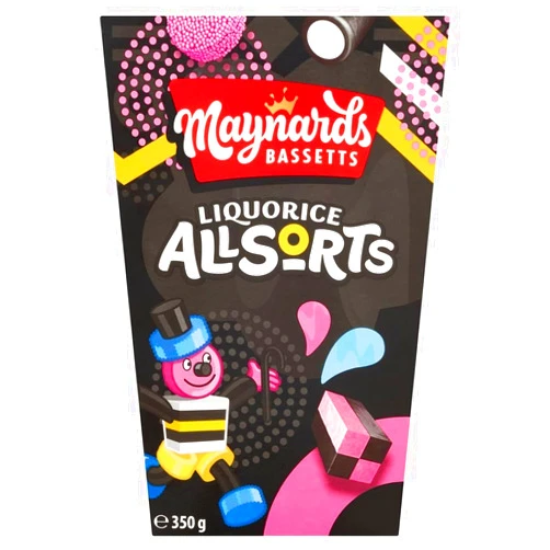 Bassett's Maynards Bassetts Liquorice Allsorts Carton - 350g