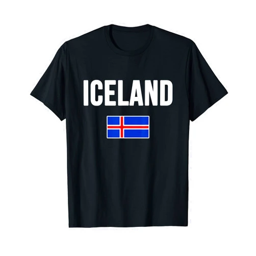 Gullfoss Gear . Iceland Icelandic Flag Reykjavik Travel Souvenir Love Viking T-Shirt