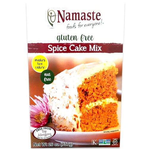 Namaste Foods, Gluten Free Spice Cake Mix, 26-Ounce (Pack of 6) – Allergen-Free 1.63 Pound (Pack of 6)