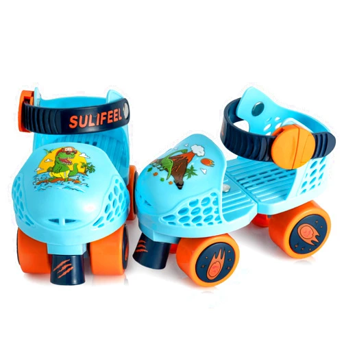 SULIFEEL Kids Adjustable Quad Roller Skates,Toddler Beginner Roller Skates for Girls and Boys Age 2-5 Years Old