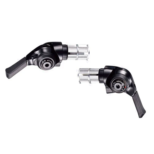 microSHIFT | Bar End Shifter Set | 10-Speed Mountain | Double/Triple | Shimano Compatible | Black