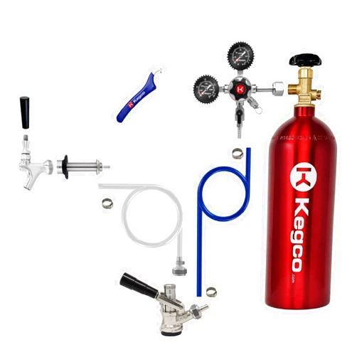 Kegco Commercial Grade Door Mount Conversion Kit | CO2 Tank
