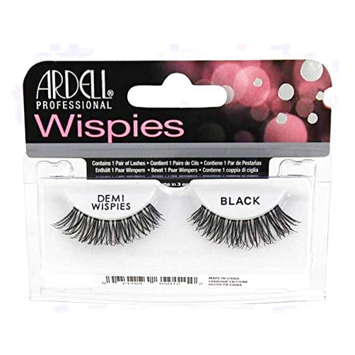 Ardell Invisiband Lashes, Demi Wispies Black, 1 pair