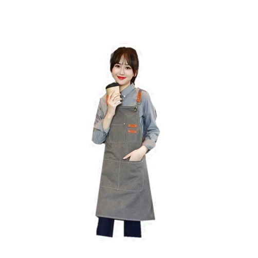 ZPDDYtdzo Cotton Canvas Work Aprons for Men Women, Adjustable Strap Aprons with 3 Pockets Cooking Baking Bib Apron,BBQ Aprons