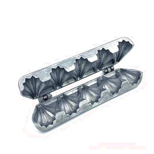 Garden Of Arts Aluminium Mini Modak Mould Patti with 5 Cavity Ideal for Ganpati Dussera Diwali and Other Festivals 16 * 5 CMS Pack of 1