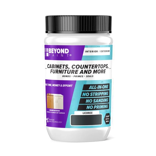 BEYOND PAINT - Furniture, Cabinets and More All-in-One Refinishing Paint Quart- Color: Licorice