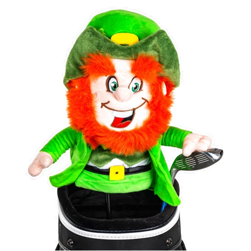 Daphne's Headcovers Leprechaun Driver Headcover | Premium Driver Headcovers | Funny Golf Club Covers | Stylish Protection for Your Clubs | Men's Golf Gear | Driver Headcover for Men and Women