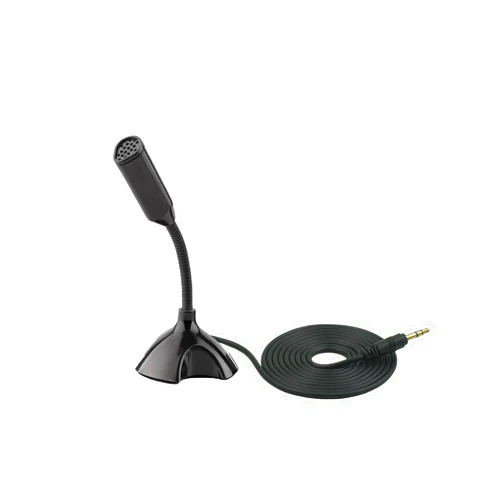LANDIBO 3.5mm Microphone，Adjustable gooseneck Mini for Laptop/Desktop Computers pc Microphone，Plug and Play, Driver-Free Desk Microphone，Recordings, Games, Streaming, podcasts. (3.5MM)