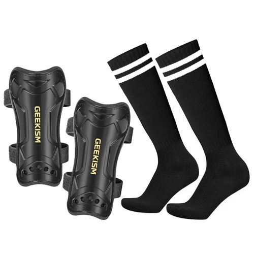 Geekism Soccer Shin Guards for Youth Kids Toddler, Protective Soccer Shin Pads & Sleeves Equipment - Football Gear for 3 5 4-6 7-9 10-12 Years Old Children Teens Boys Girls