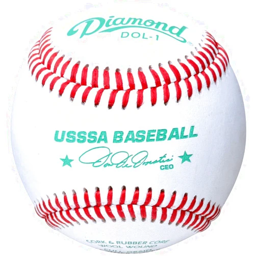 Diamond Sports Diamond Usssa Dol-1 Leather Baseballs 12 Ball Pack