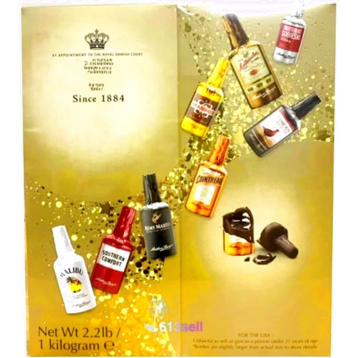 Generic Anthon-Dark Berg Chocolate Gift 64 Count Denmark Choclates Gifts Holiday, Christmas, Valentines Day, Birthday Gifts for him and her, Big