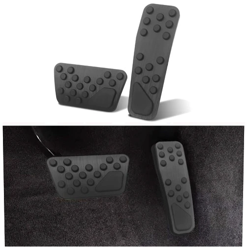 GZJUNFUGJ Black Aluminium for Charger Challenger Chrysler 300C Brake Gas Pedal Cover Compatible for Dodge Challenger 2008-2023,for Charger 2011-2023,Chrysler 300/300C 2009-2019 Accessories