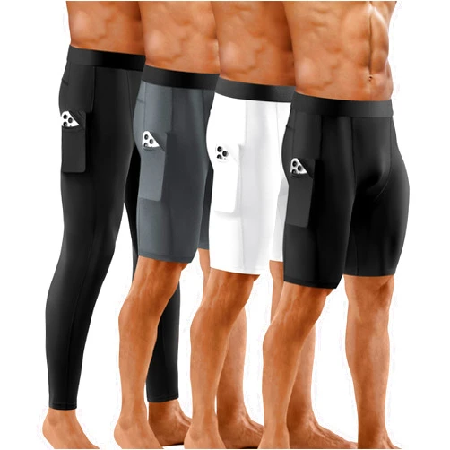 Niksa 2/4/5 Pack Compression Shorts Men, Spandex Running Shorts Athletic Workout Sport Performance Baselayer Underwear