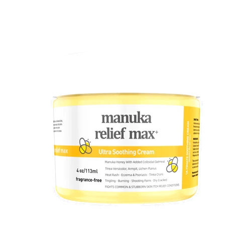 SimpliWell Manuka Honey Tea Tree Draw Salve Cream, Seborrheic Dermatitis, Treatment for Eczema, Rosacea, Psoriasis, Folliculitis, Dry Scalp, Dandruff, Anti-Itch for Soothing Relief, Dry, Itchy, Irritable Skin