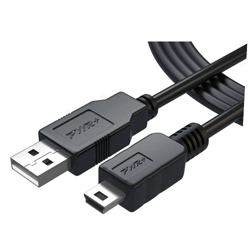 PWR+ Power Cable Mini USB 6 Ft for GPS Navigations: Anleng Aonerex Arova Carrvas Cestovet Fuliyear Garmin Janfun Mksutary Ohrex Tomtom Truckway Vinone Xgody Zoleo Data Charging Cord
