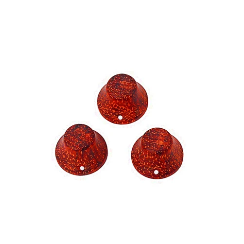 Alnicov 3PCS Guitar Top Hat Wood Knobs,With Indicator Dot For Lp/Strat Style Guitar