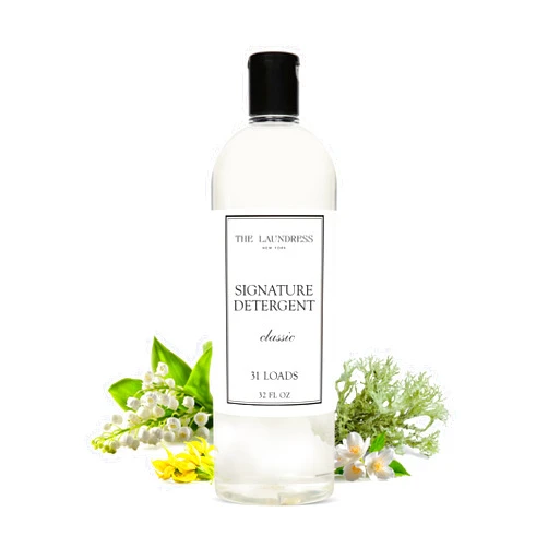 The Laundress Luxury Laundry Detergent, 31 Loads, Scented Signature Classic Fragrance, Concentrated Triple Enzyme Deep Cleaning and Targeted Stain Remover, 96% USDA Biobased Product