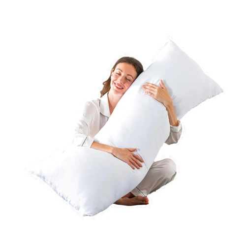 BedTreat Full Body Pillow Insert for Adults - Soft & Fluffy Body Pillow for Side Sleepers - Long & Breathable Body Pillow Insert(20 X 54,White)