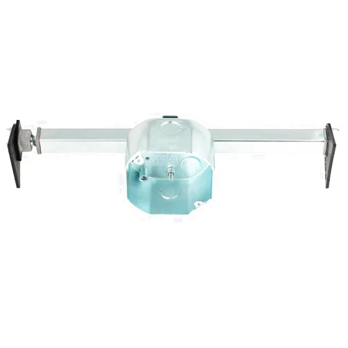 Ciata Ceiling Fan Mounting Bracket, Saf-T-Brace with Locking Teeth, 3 Teeth, Larger Box for High Wire Capacity, Twist and Lock with 2-1/8 Inch Ceiling Fan Box Mount, Light Electrical Box