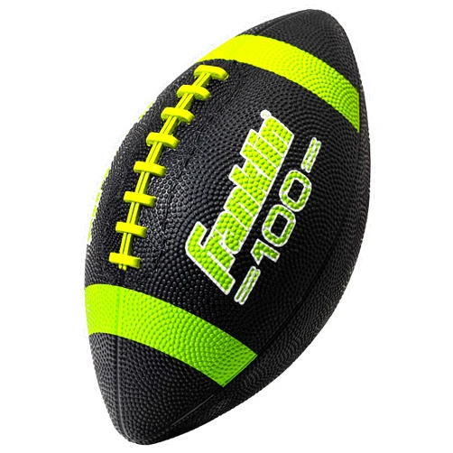 Franklin Sports Kids Junior Grip-Rite Youth Junior Size Rubber Footballs - Peewee Kids Durable Outdoor Footballs - Single & Bulk Packs Available